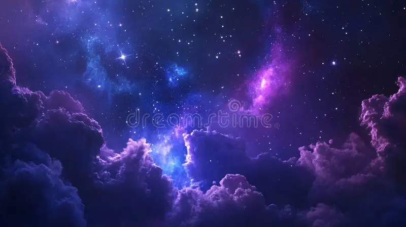 金沙娱乐城紫色星云梦幻景象